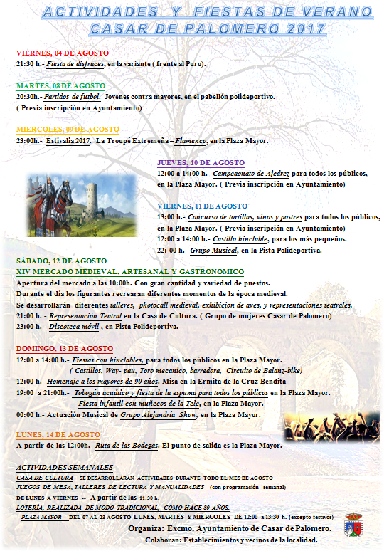 Imagen Fiestas de verano