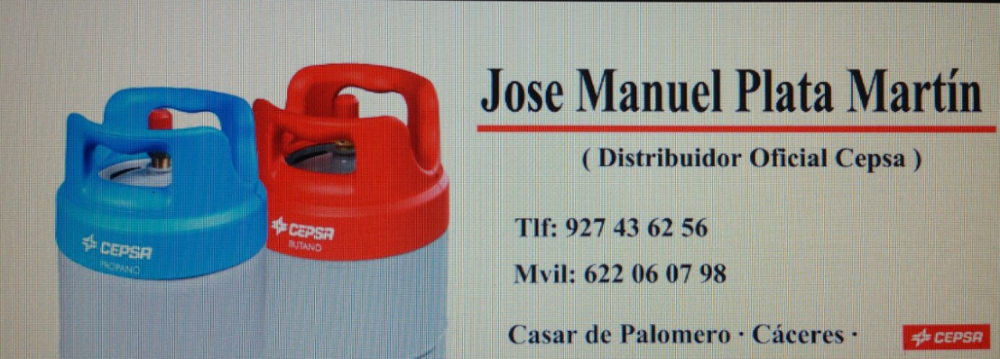 Imagen Reparto de bombonas de Butano José Manuel Plata Martín